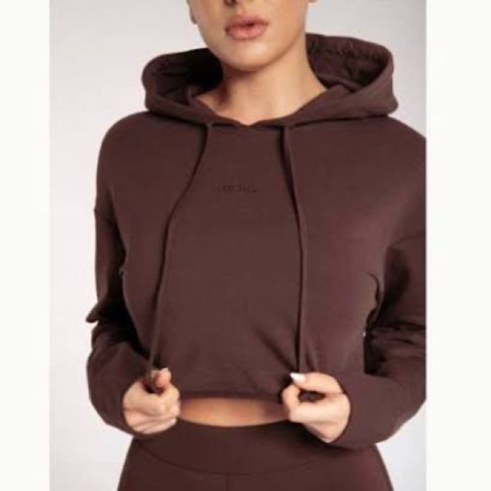 Meshki crop cropped hoodie sweatshirt